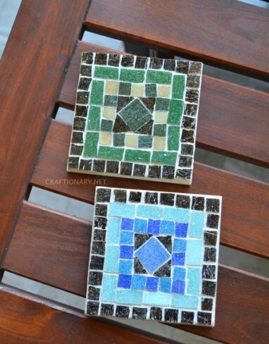 Mosaic Coasters – A Cool DIY Project