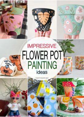 50 STUNNING Flower Pot Painting Ideas