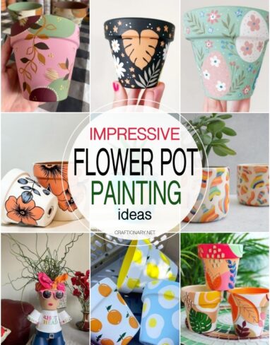 50 STUNNING Flower Pot Painting Ideas