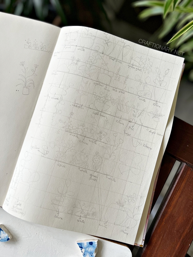 mosaic-indoor-garden-art-sketch-drawing