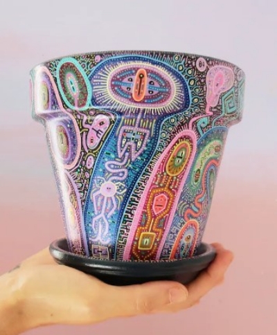 unique-cache-pot-hand-decorated