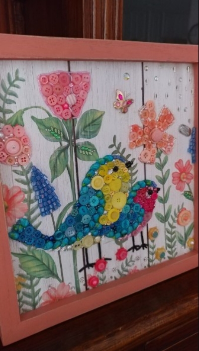 Birds in the garden art
