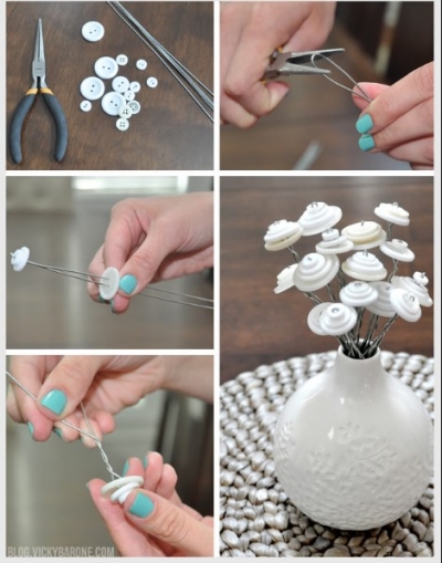 Button bouquet