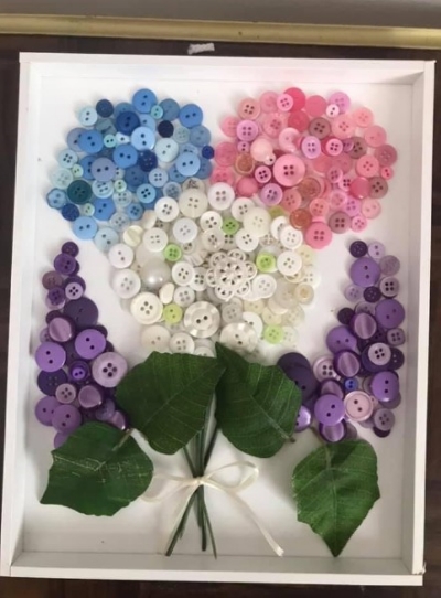 Hydrangeas and lilac