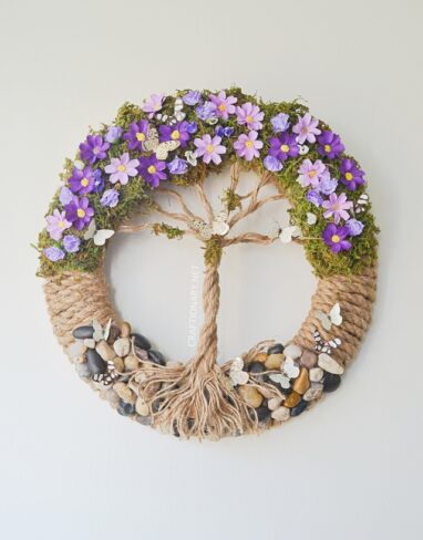 Tree Of Life Wreath – A Burlap DIY Project
