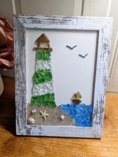 sea-glass-art-sea-glass-lighthouse-beach