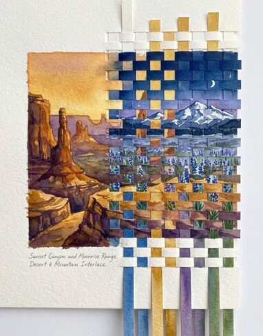 How to Make Paper Weaving Art With Paper Strips?