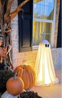 Super Cute DIY ghost halloween craft