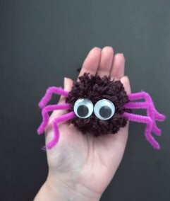 spooky Halloween spider