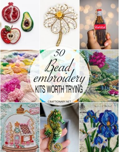 50 Bead Embroidery Kits and Ideas