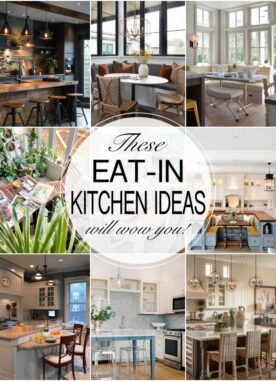 40 Eat-In Kitchen Ideas that will wow you