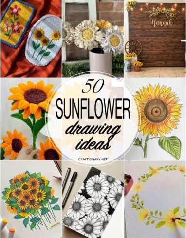 52 Sunflower Drawing Ideas