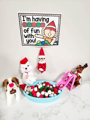 Ball-pit-Elf-on-the-Shelf-Idea