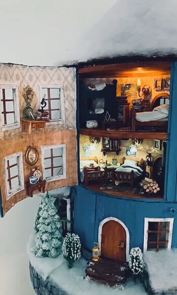 Cylindrical-dollhouse