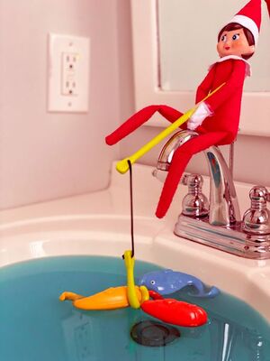 Elf-Caught-a-Shark-in-the-sink