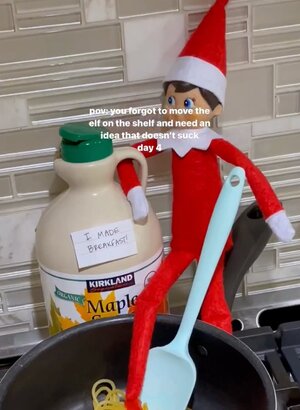 Elf-Eating-Maple-Syrup-Spaghetti
