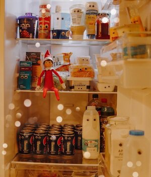Elf-on-the-Shelf-Hiding-in-the-Fridge