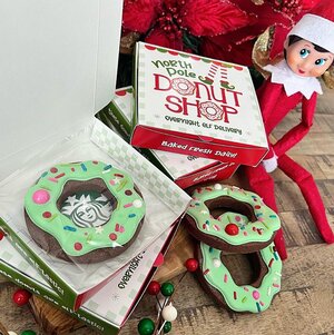 Elf-on-the-shelf-with-donuts