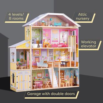 Majestic-mansion-wooden-dollhouse