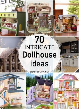 70 DIY Dollhouse Ideas for all age enthusiasts
