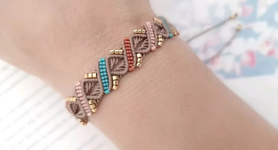 Beaded-Macrame -Bracelets