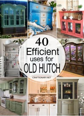 40 Efficient uses for old china hutch