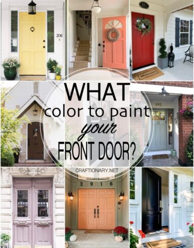 What Color to Paint Your Front Door? (50 DIY Projects)