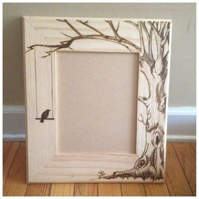 wood-burning-picture-frame