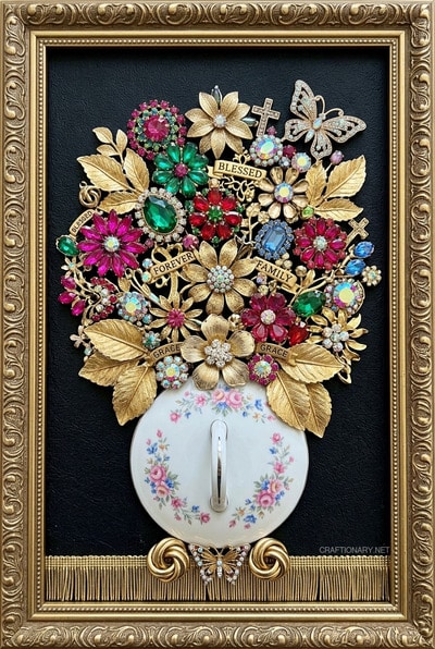 JEWELRY-ART-using-old-family-heirloom-pieces-into-a-bouquet
