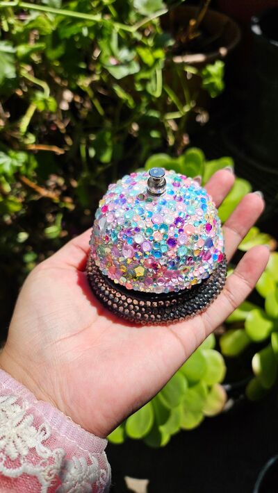 bedazzled-teacher-classroom-bell-glass-rhinestones