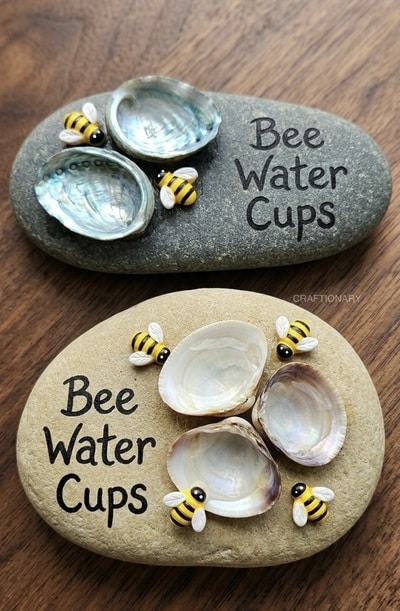 bee-water-cups-bird-bath-diy-ideas
