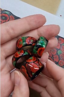 Colorful Floral Ring