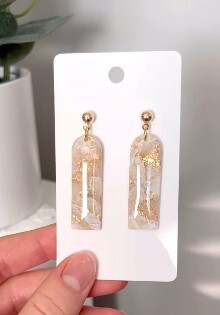 Gold and White