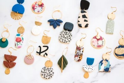 Lightweight Gold Modern Earrings