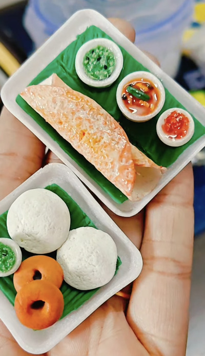 Mini-Clay-Indian-Food-Miniature-Platter