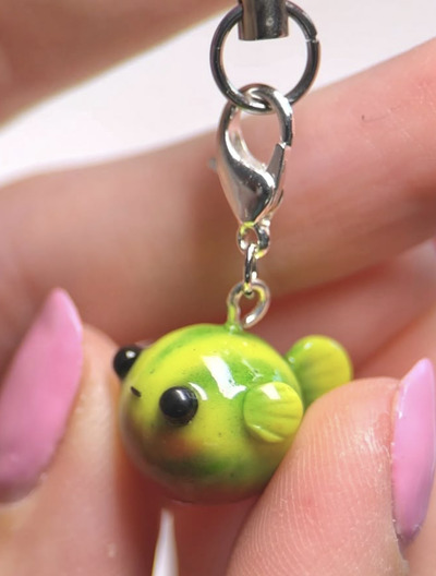 Mini-Clay-Mini-Puffer-Fish-Phone-Charms