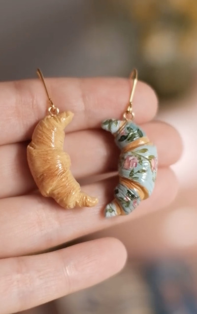 Mini-clay-Croissants