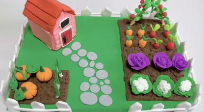 Miniature-Clay-Vegetable-Garden
