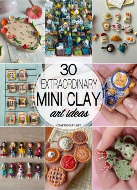 30 Mini Clay Art Ideas for Tiny DIY Projects