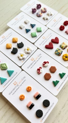 polymer clay earrings