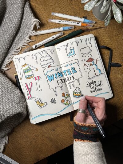 winter-doodles-sketchnotes-art-a-day