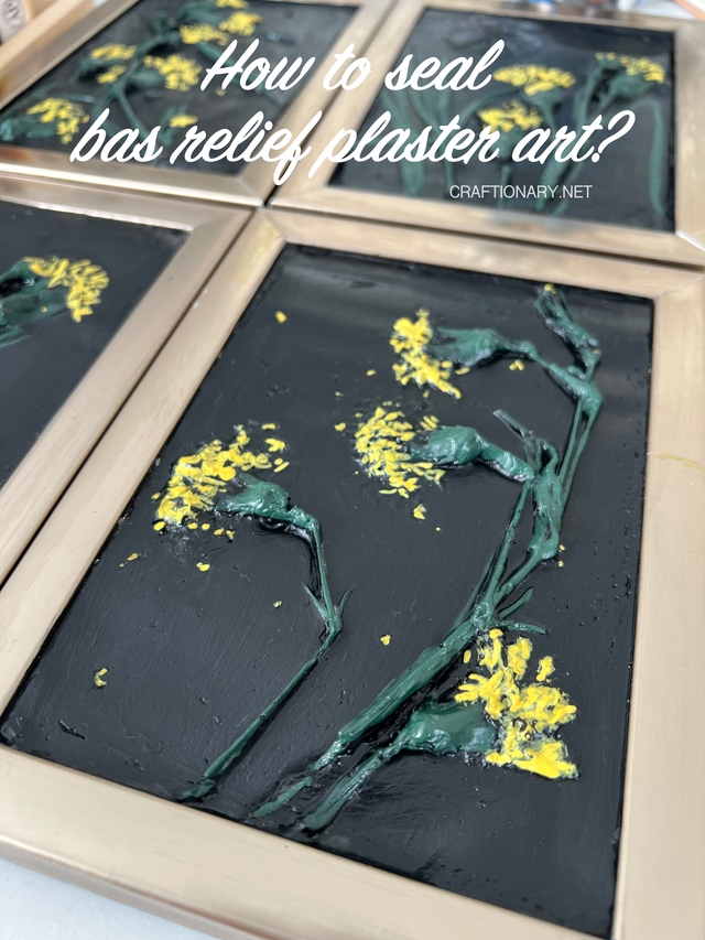 how-to-seal-bas-relief-plaster-art instructions