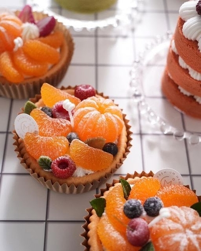 orange-tart-cake-candle