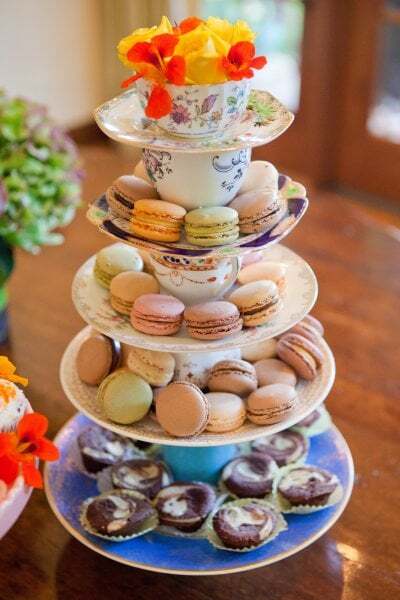 repurposed-vintage-teacup-macaron-stand