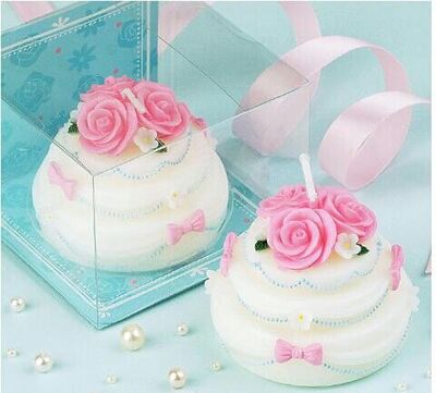 wax-flowers-three-tier-cake-candle