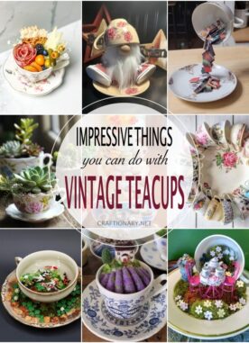 What to do with Old Teacups? 40 Creative and Practical Ideas