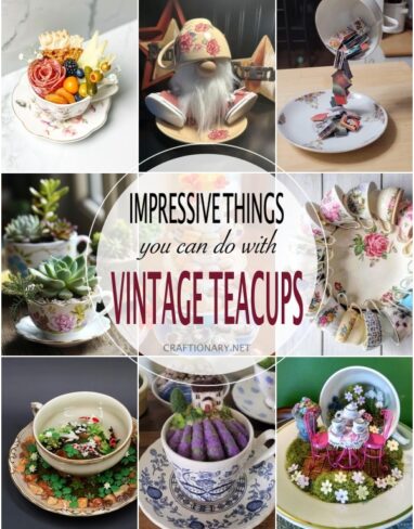 What to do with Old Teacups? 40 Creative and Practical Ideas