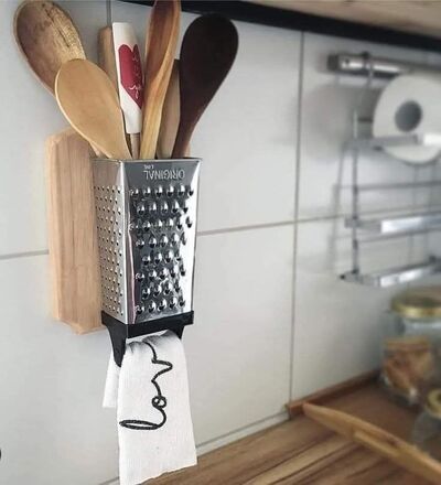 Cheese-Grater-Organizer-old-tools-art