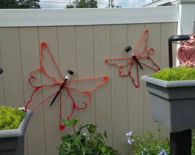Reused-Hanger-Butterflies-old-tools-art
