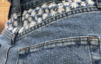 Vintage-Boho-floral-embroidered-waistline